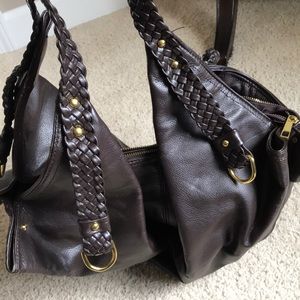 Brown hobo purse